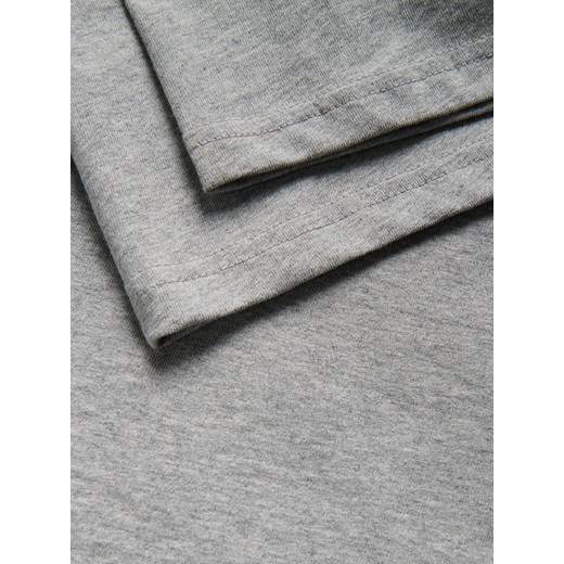 Reserved - Bawełniany t-shirt regular - szary Reserved XL Reserved