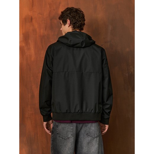 Sinsay - Kurtka z kapturem - czarny Sinsay XL Sinsay