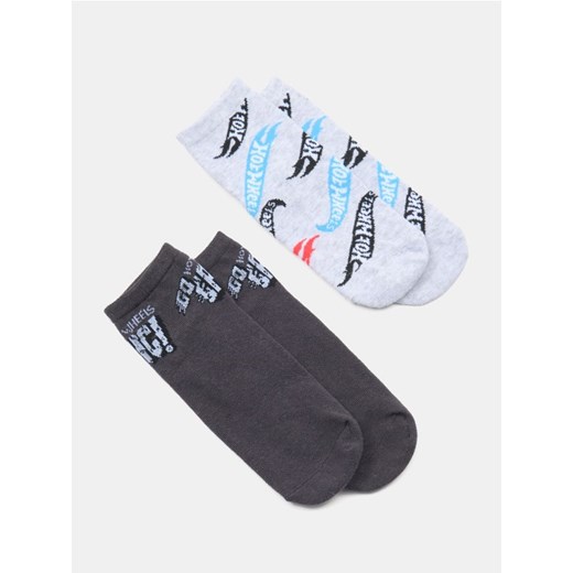 Sinsay - Skarpetki 2 pack Hot Wheels - wielobarwny ze sklepu Sinsay w kategorii Skarpetki dziecięce - zdjęcie 184616997