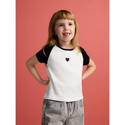 Reserved - Prążkowany t-shirt - wielobarwny Reserved 116 (5-6 lat) Reserved