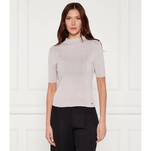 Marc Cain Wełniany sweter | Slim Fit ze sklepu Gomez Fashion Store w kategorii Swetry damskie - zdjęcie 184618579