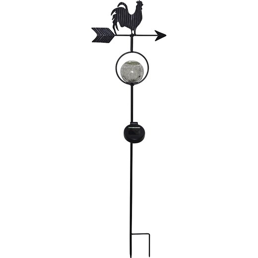 STAR Trading Solarna lampa ogrodowa LED &quot;Windy&quot; w kolorze czarnym - Star Trading onesize Limango Polska okazja