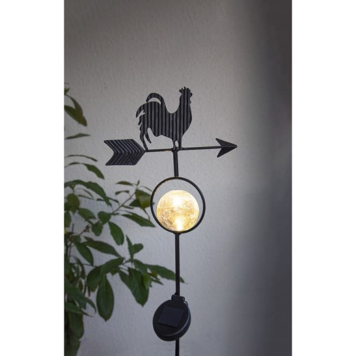 STAR Trading Solarna lampa ogrodowa LED &quot;Windy&quot; w kolorze czarnym - Star Trading onesize promocyjna cena Limango Polska