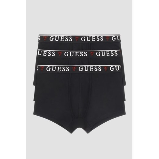 GUESS Zestaw czarnej męskiej bielizny bokserki 3 Pack, Rozmiar XXL ze sklepu outfit.pl w kategorii Majtki męskie - zdjęcie 184619907