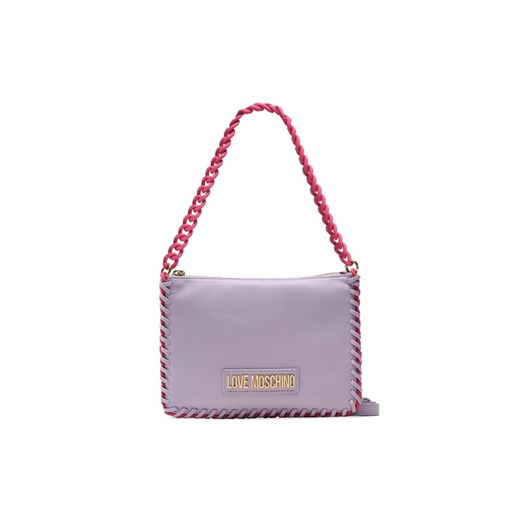 Torebka LOVE MOSCHINO JC4245PP0GKQ165A Fioletowy ze sklepu eobuwie.pl w kategorii Listonoszki - zdjęcie 184620277