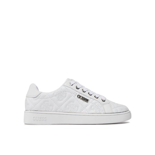 Sneakersy Guess Beckie10 FLPB10 FAL12 Biały ze sklepu eobuwie.pl w kategorii Buty sportowe damskie - zdjęcie 184620348