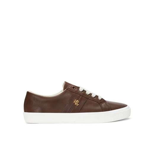 Sneakersy LAUREN RALPH LAUREN 802775372007 Brązowy 37 eobuwie.pl