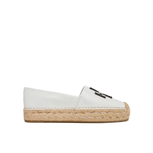 Espadryle Tory Burch Ines 144346 Biały ze sklepu eobuwie.pl w kategorii Espadryle damskie - zdjęcie 184620497