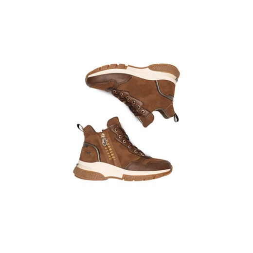 Botki Mustang 1481-501 Brązowy Mustang 40 eobuwie.pl