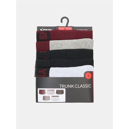 Sinsay - Bokserki Classic 5 pack - czarny ze sklepu Sinsay w kategorii Majtki męskie - zdjęcie 184623068