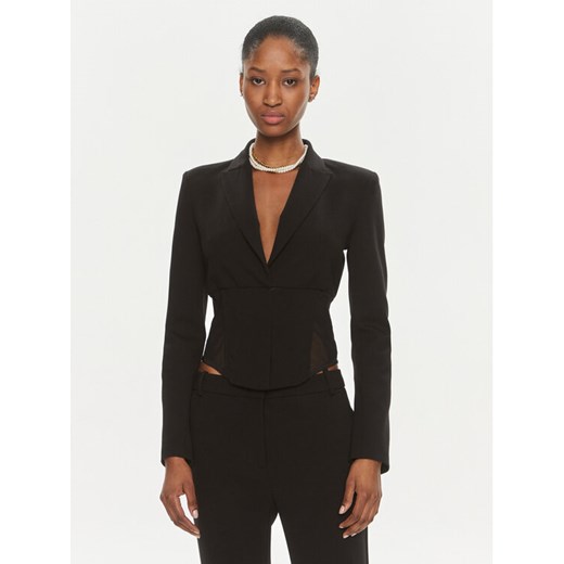 Pinko Marynarka Goldrake Giacca . 101717 A13E Czarny Slim Fit ze sklepu MODIVO w kategorii Marynarki damskie - zdjęcie 184623196