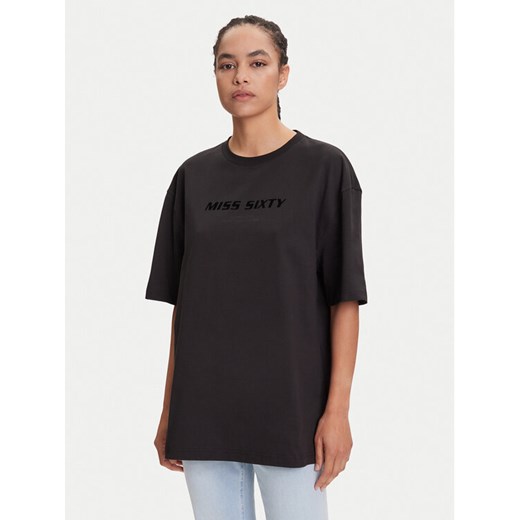 Miss Sixty T-Shirt 6S2SJ76100 Czarny Oversize ze sklepu MODIVO w kategorii Bluzki damskie - zdjęcie 184623268