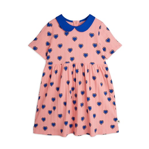 MINI RODINI Sukienka codzienna 2525011028 Różowy Regular Fit ze sklepu MODIVO w kategorii Sukienki dziewczęce - zdjęcie 184623276