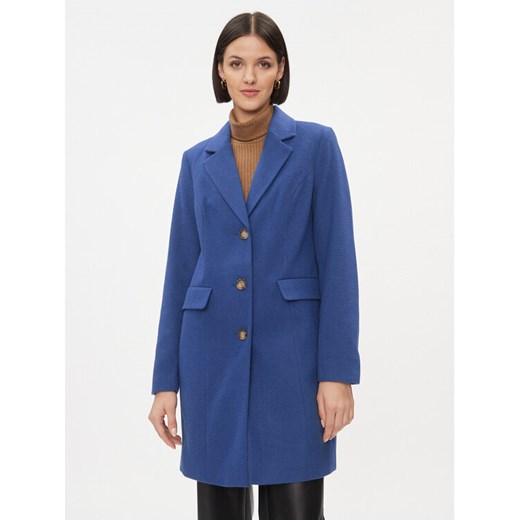 Vero Moda Płaszcz przejściowy 10288831 Niebieski Regular Fit ze sklepu MODIVO w kategorii Płaszcze damskie - zdjęcie 184623285