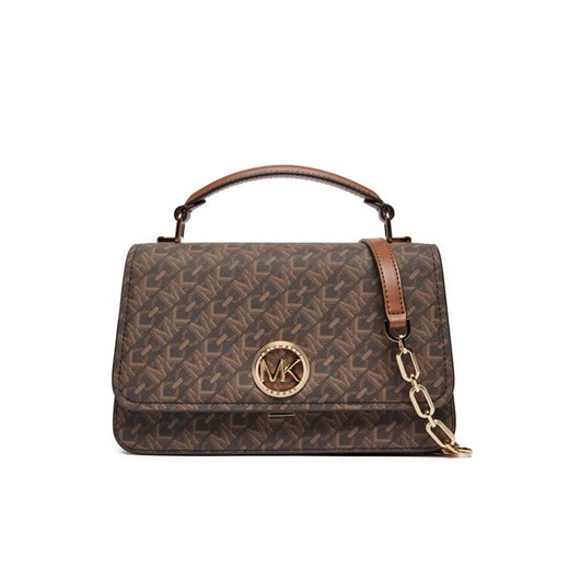 MICHAEL Michael Kors Torebka Delancey 30T4GD8S6B Brązowy ze sklepu MODIVO w kategorii Listonoszki - zdjęcie 184623358