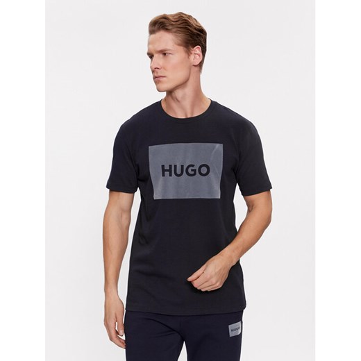 Hugo T-Shirt Dulive_V 50501004 Granatowy Regular Fit ze sklepu MODIVO w kategorii T-shirty męskie - zdjęcie 184623417