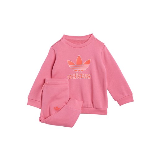 adidas Dres Trefoil JY0137 Różowy Regular Fit ze sklepu MODIVO w kategorii Odzież dla niemowląt - zdjęcie 184623499