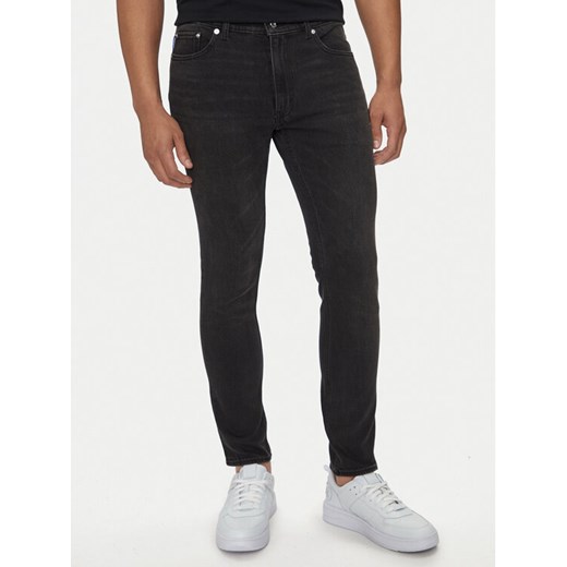 Hugo Jeansy Zane 50511495 Szary Extra Slim Fit ze sklepu MODIVO w kategorii Jeansy męskie - zdjęcie 184623519