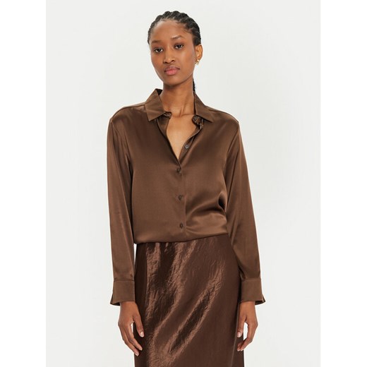 Max Mara Leisure Koszula Finire 2426116018 Brązowy Regular Fit ze sklepu MODIVO w kategorii Koszule damskie - zdjęcie 184623555