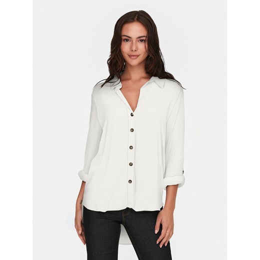 JDY Koszula Laurel 15329311 Biały Loose Fit ze sklepu MODIVO w kategorii Koszule damskie - zdjęcie 184623688