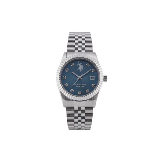 U.S. Polo Assn. Zegarek Audrey USP8054AQ Srebrny ze sklepu MODIVO w kategorii Zegarki - zdjęcie 184623697