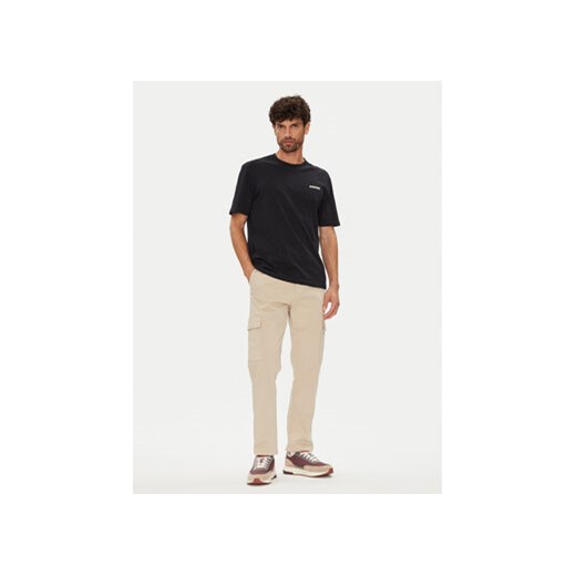 Napapijri T-Shirt Smallbox NP0A88TR Czarny Regular Fit Napapijri S MODIVO