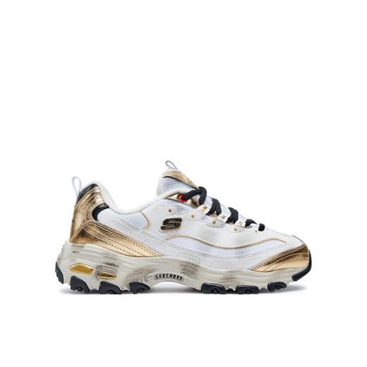 Sneakersy Skechers D'Lites 150245 Biały ze sklepu eobuwie.pl w kategorii Buty sportowe damskie - zdjęcie 184626698
