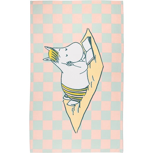 Moomin Ręcznik plażowy w kolorze miętowo-jasnoróżowo-żółtym - 150 x 93 m ze sklepu Limango Polska w kategorii Ręczniki - zdjęcie 184627378