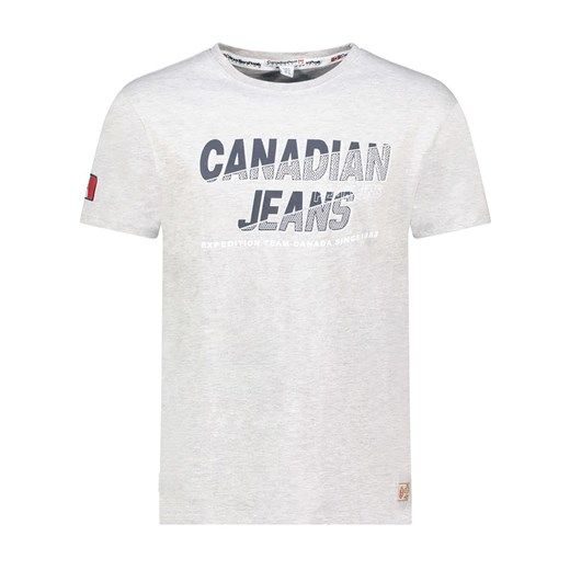 Canadian Peak Koszulka &quot;Jaspereak&quot; w kolorze jasnoszarym ze sklepu Limango Polska w kategorii T-shirty męskie - zdjęcie 184627466