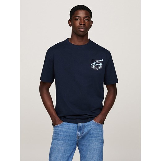 TOMMY JEANS Koszulka w kolorze granatowym ze sklepu Limango Polska w kategorii T-shirty męskie - zdjęcie 184627526