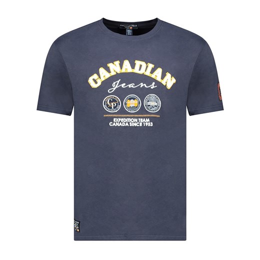 Canadian Peak Koszulka &quot;Jedeak&quot; w kolorze granatowym ze sklepu Limango Polska w kategorii T-shirty męskie - zdjęcie 184627648