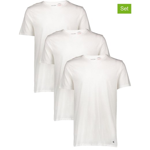 CALVIN KLEIN UNDERWEAR Koszulki (3 szt.) w kolorze białym ze sklepu Limango Polska w kategorii T-shirty męskie - zdjęcie 184627658