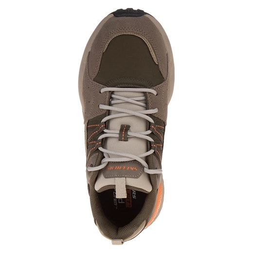 Skechers Skórzane sneakersy &quot;Bendino Dormer&quot; w kolorze szarobrązowym Skechers 42,5 Limango Polska okazyjna cena
