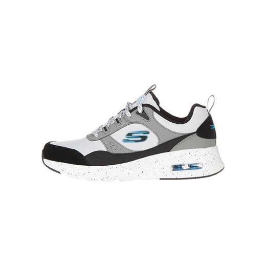 Skechers Skórzane sneakersy &quot;Air Court Yatton&quot; w kolorze czarno-biało-szarym ze sklepu Limango Polska w kategorii Buty sportowe męskie - zdjęcie 184628006