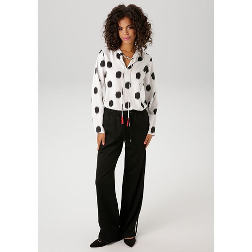 Aniston Bluzka w kolorze biało-granatowym Aniston 42 wyprzedaż Limango Polska