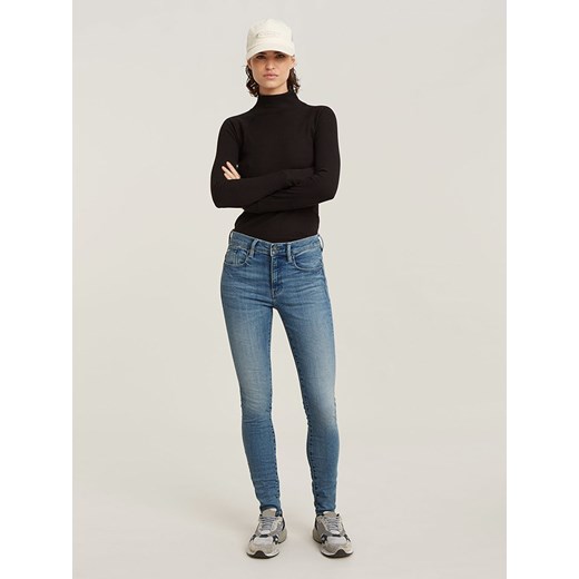 G-Star Dżinsy - Skinny fit - w kolorze niebieskim ze sklepu Limango Polska w kategorii Jeansy damskie - zdjęcie 184628226