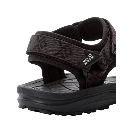Jack Wolfskin Sandały &quot;Wave Breaker&quot; w kolorze czarnym Jack Wolfskin 38 promocja Limango Polska