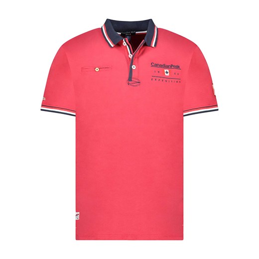 Canadian Peak Koszulka polo &quot;Konbustybleak&quot; w kolorze czerwonym ze sklepu Limango Polska w kategorii T-shirty męskie - zdjęcie 184628765