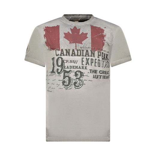 Canadian Peak Koszulka &quot;Jeleganteak&quot; w kolorze szarym ze sklepu Limango Polska w kategorii T-shirty męskie - zdjęcie 184628777