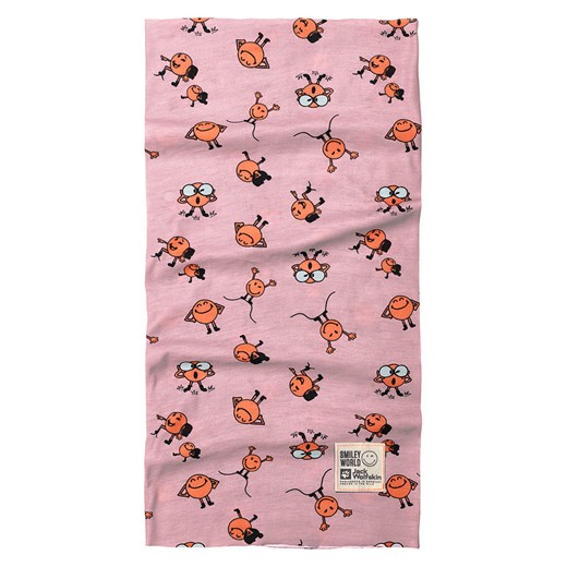 Jack Wolfskin Opaska &quot;Smileyworld&quot; w kolorze jasnoróżowo-różowym na czoło ze sklepu Limango Polska w kategorii Szaliki dziecięce - zdjęcie 184628809
