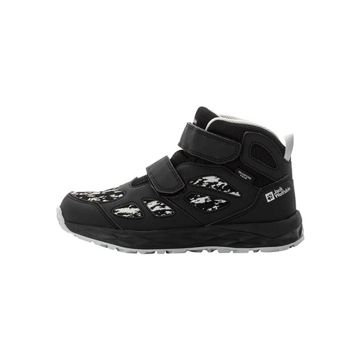 Jack Wolfskin Botki turystyczne &quot;Woodland&quot; w kolorze czarnym ze sklepu Limango Polska w kategorii Buty trekkingowe dziecięce - zdjęcie 184628815