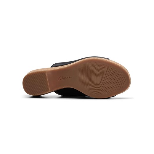 Clarks Skórzane klapki "Giselle Orchid" w kolorze czarnym Clarks 38 promocja Limango Polska