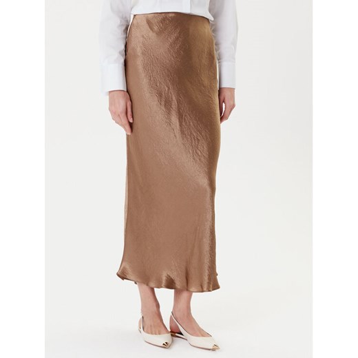 Marella Spódnica midi Pomez 2525106041 Brązowy Regular Fit ze sklepu MODIVO w kategorii Spódnice - zdjęcie 184629037