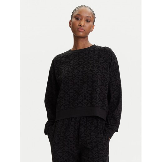 HUGO Bluza 50545210 Czarny Regular Fit ze sklepu MODIVO w kategorii Bluzy damskie - zdjęcie 184629047