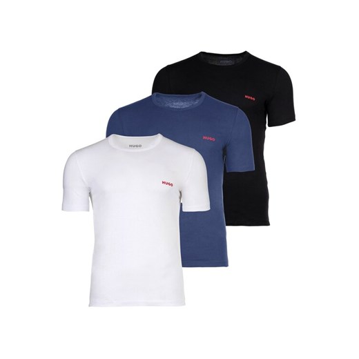 HUGO Komplet 3 t-shirtów 50532811 Kolorowy Regular Fit ze sklepu MODIVO w kategorii T-shirty męskie - zdjęcie 184629115