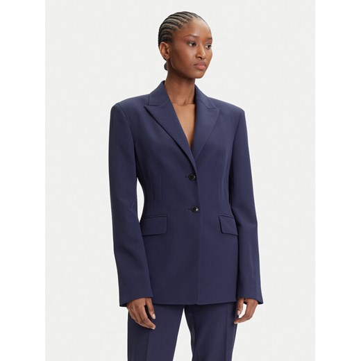 HUGO Marynarka Asmalla-1 50533901 Granatowy Slim Fit ze sklepu MODIVO w kategorii Marynarki damskie - zdjęcie 184629136