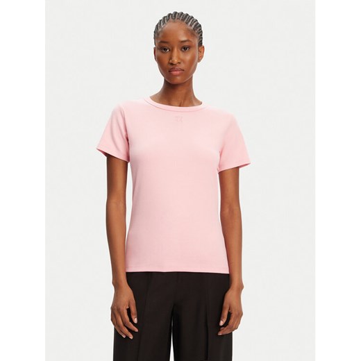 HUGO T-Shirt Deloris 50512002 Czerwony Regular Fit ze sklepu MODIVO w kategorii Bluzki damskie - zdjęcie 184629156