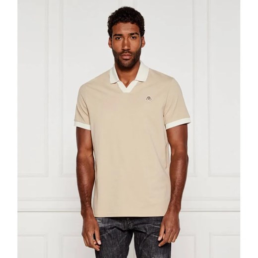 Moose Knuckles Polo HADLEY | Slim Fit | pique ze sklepu Gomez Fashion Store w kategorii T-shirty męskie - zdjęcie 184630746