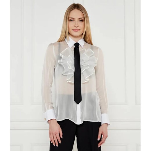 Elisabetta Franchi Jedwabna koszula | Slim Fit ze sklepu Gomez Fashion Store w kategorii Koszule damskie - zdjęcie 184630766