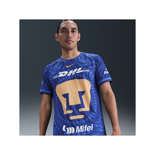 Męska koszulka piłkarska Nike Dri-FIT Pumas UNAM Stadium 2025/26 (wersja wyjazdowa) – replika - Niebieski ze sklepu Nike poland w kategorii T-shirty męskie - zdjęcie 184631259